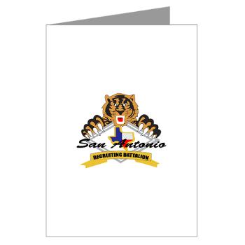 SARB - M01 - 02 - DUI - San Antonio Recruiting Bn - Greeting Cards (Pk of 10)