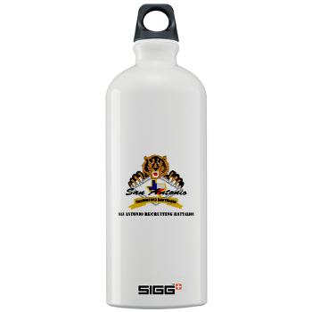 SARB - M01 - 03 - DUI - San Antonio Recruiting Bn with text - Sigg Water Bottle 1.0L