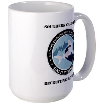 SCRB - M01 - 03 - DUI - Southern California Recruiting Bn with Text Large Mug