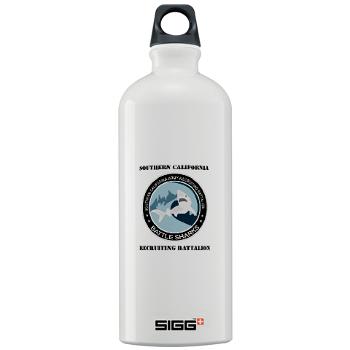 SCRB - M01 - 03 - DUI - Southern California Recruiting Bn with Text Sigg Water Bottle 1.0L