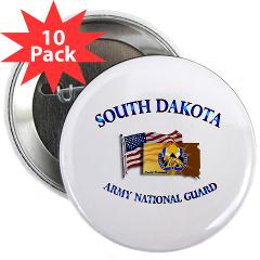 SDARNG - M01 - 01 - DUI - South Dakota Army National Guard 2.25" Button (10 pack)