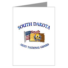 SDARNG - M01 - 02 - DUI - South Dakota Army National Guard Greeting Cards (Pk of 10)