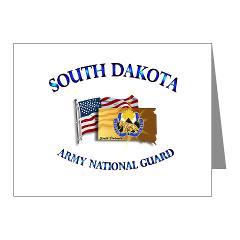 SDARNG - M01 - 02 - DUI - South Dakota Army National Guard Note Cards (Pk of 20) - Click Image to Close