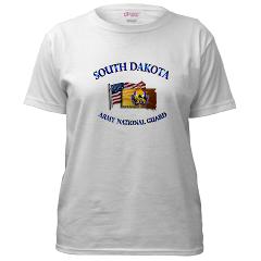 SDARNG - A01 - 04 - DUI - South Dakota Army National Guard Women's T-Shirt - Click Image to Close
