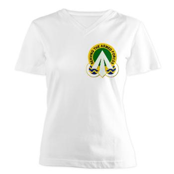 SDDC - A01 - 04 - DUI - Military Surface Deployment and Distribution- Women's V-Neck T-Shirt - Click Image to Close