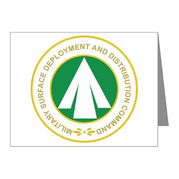 SDDC - M01 - 02 - Military Surface Deployment and Distribution Command - Note Cards (Pk of 20)