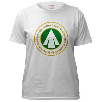 SDDC - A01 - 04 - Military Surface Deployment and Distribution Command - Women's T-Shirt - Click Image to Close