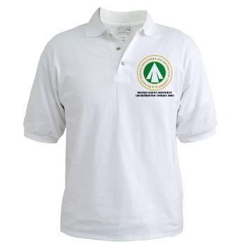 SDDC - A01 - 04 - Military Surface Deployment and Distribution Command with Text - Golf Shirt - Click Image to Close