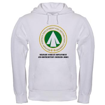 SDDC - A01 - 03 - Military Surface Deployment and Distribution Command with Text - Hooded Sweatshirt