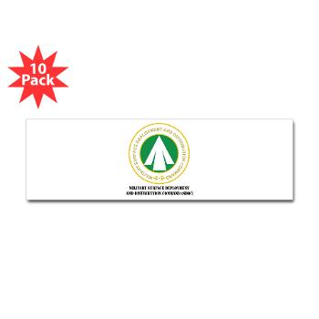 SDDC - M01 - 01 - Military Surface Deployment and Distribution Command with Text - Sticker (Bumper 10 pk) - Click Image to Close