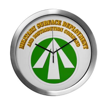 SDDC - M01 - 03 - SSI - Military Surface Deployment and Distribution with Text - Modern Wall Clock - Click Image to Close