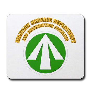 SDDC - M01 - 03 - SSI - Military Surface Deployment and Distribution with Text - Mousepad