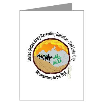 SLCRB - M01 - 02 - DUI - Salt Lake City Recruiting Battalion Greeting Cards (Pk of 10) - Click Image to Close