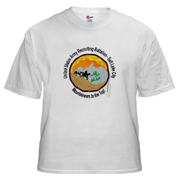 SLCRB - A01 - 04 - DUI - Salt Lake City Recruiting Battalion White T-Shirt