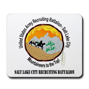 SLCRB - M01 - 03 - DUI - Salt Lake City Recruiting Battalion with Text Mousepad