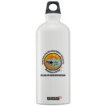 SLCRB - M01 - 03 - DUI - Salt Lake City Recruiting Battalion with Text Sigg Water Bottle 1.0L