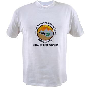 SLCRB - A01 - 04 - DUI - Salt Lake City Recruiting Battalion with Text Value T-Shirt - Click Image to Close