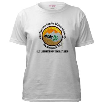 SLCRB - A01 - 04 - DUI - Salt Lake City Recruiting Battalion with Text Women's T-Shirt