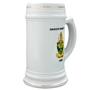 SMAC - M01 - 03 - DUI - Sergeants Major Academy Cadre with Text - Stein