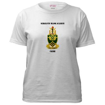 SMAC - A01 - 04 - DUI - Sergeants Major Academy Cadre with Text - Women's T-Shirt - Click Image to Close