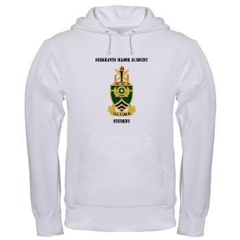 SMAS - A01 - 03 - DUI - Sergeants Major Academy Students with Text - Hooded Sweatshirt - Click Image to Close