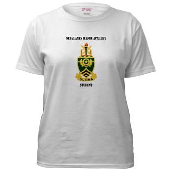 SMAS - A01 - 04 - DUI - Sergeants Major Academy Students with Text - Women's T-Shirt - Click Image to Close