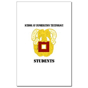SOITS - M01 - 02 - DUI - School of Information Technology - Students with text - Mini Poster Print