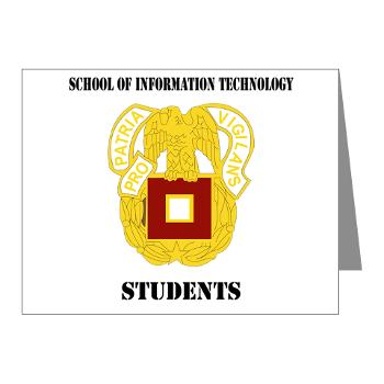 SOITS - M01 - 02 - DUI - School of Information Technology - Students with text - Note Cards (Pk of 20)