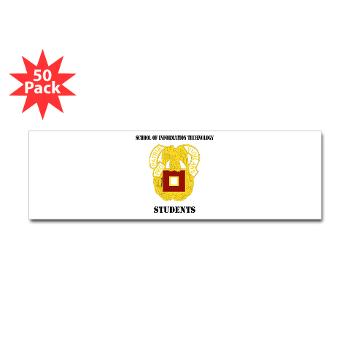 SOITS - M01 - 01 - DUI - School of Information Technology - Students with text - Sticker (Bumper 50 pk)