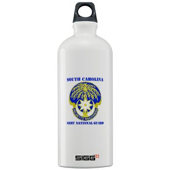 SOUTHCAROLINAARNG - M01 - 03 - DUI - South Carolina Army National Guard With Text - Sigg Water Bottle 1.0L - Click Image to Close
