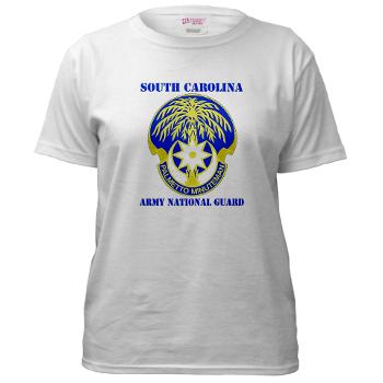 SOUTHCAROLINAARNG - A01 - 04 - DUI - South Carolina Army National Guard With Text - Women's T-Shirt