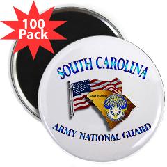 SOUTHCAROLINAARNG - M01 - 01 - South Carolina Army National Guard - 2.25" Magnet (100 pack)
