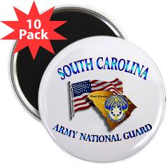 SOUTHCAROLINAARNG - M01 - 01 - South Carolina Army National Guard - 2.25" Magnet (10 pack) - Click Image to Close