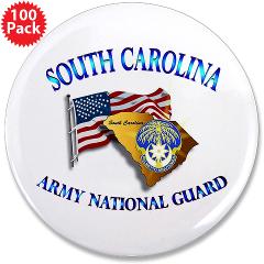 SOUTHCAROLINAARNG - M01 - 01 - South Carolina Army National Guard - 3.5" Button (100 pack)