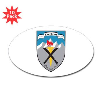 SRB - M01 - 01 - DUI - Syracuse Recruiting Battalion - Sticker (Oval 10 pk)