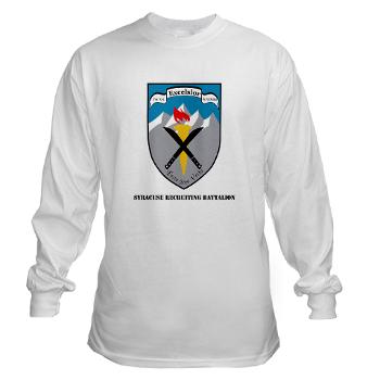 SRB - A01 - 04 - DUI - Syracuse Recruiting Battalion with Text - Long Sleeve T-Shirt - Click Image to Close
