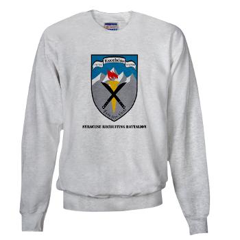 SRB - A01 - 04 - DUI - Syracuse Recruiting Battalion with Text - Sweatshirt - Click Image to Close