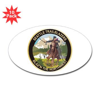 SRB - M01 - 01 - DUI - Seattle Recruiting Battalion Sticker (Oval 10 pk)
