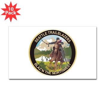 SRB - M01 - 01 - DUI - Seattle Recruiting Battalion Sticker (Rectangle 10 pk) - Click Image to Close