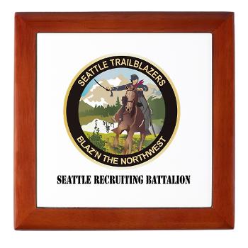SRB - M01 - 03 - DUI - Seattle Recruiting Battalion with Text Keepsake Box - Click Image to Close