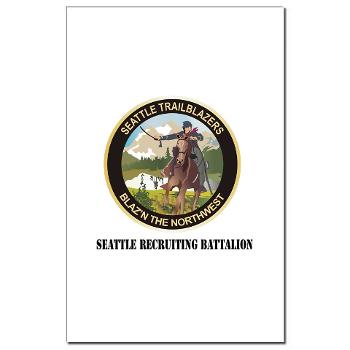 SRB - M01 - 02 - DUI - Seattle Recruiting Battalion with Text Mini Poster Print