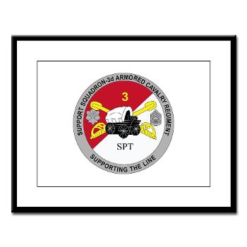 SS3ACR - M01 - 02 - DUI - Support Sqd 3rd ACR - Large Framed Print