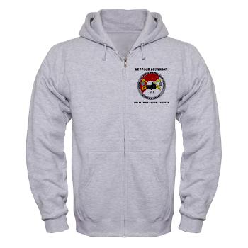 SS3ACR - A01 - 03 - DUI - Support Sqd 3rd ACR with Text - Zip Hoodie - Click Image to Close
