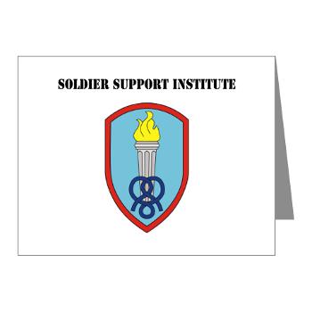 SSI - M01 - 02 - Soldier Support Institute with Text - Note Cards (Pk of 20)