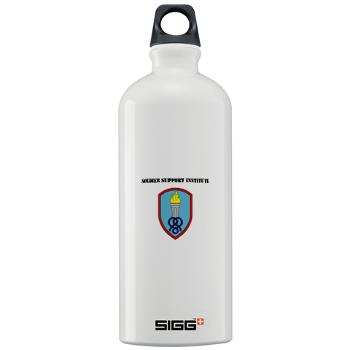 SSI - M01 - 03 - Soldier Support Institute with Text - Sigg Water Bottle 1.0L