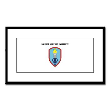 SSI - M01 - 02 - Soldier Support Institute with Text - Small Framed Print
