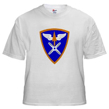 110AB - A01 - 04 - SSI - 110th Aviation Bde White T-Shirt - Click Image to Close