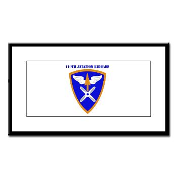 110AB - M01 - 02 - SSI - 110th Aviation Bde with Text Small Framed Print - Click Image to Close