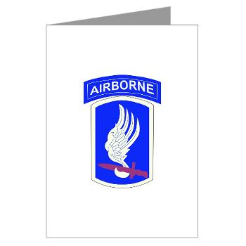 173ABCT - M01 - 02 - SSI - 173rd - Airborne Brigade Combat Team - Greeting Cards (Pk of 10)
