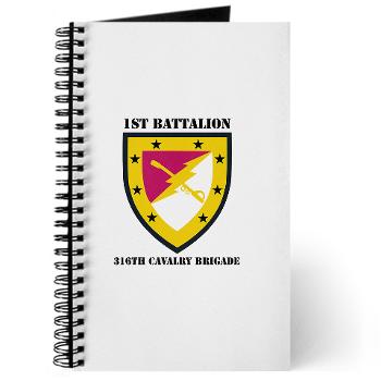 1B316CB - M01 - 02 - SSI - 1st Battalion - 316th Cavalry Brigade with Text Journal